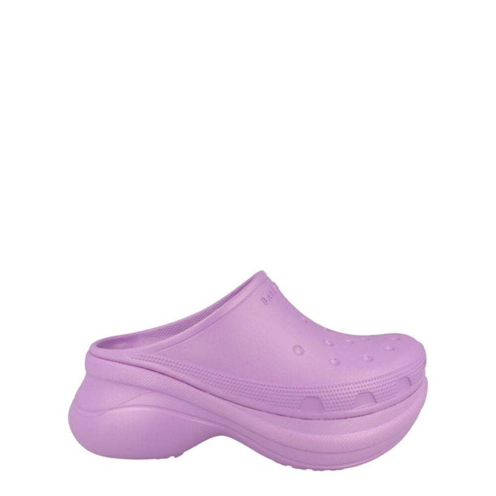 Balenciaga  x Crocs Rubber Mules Purple Womens